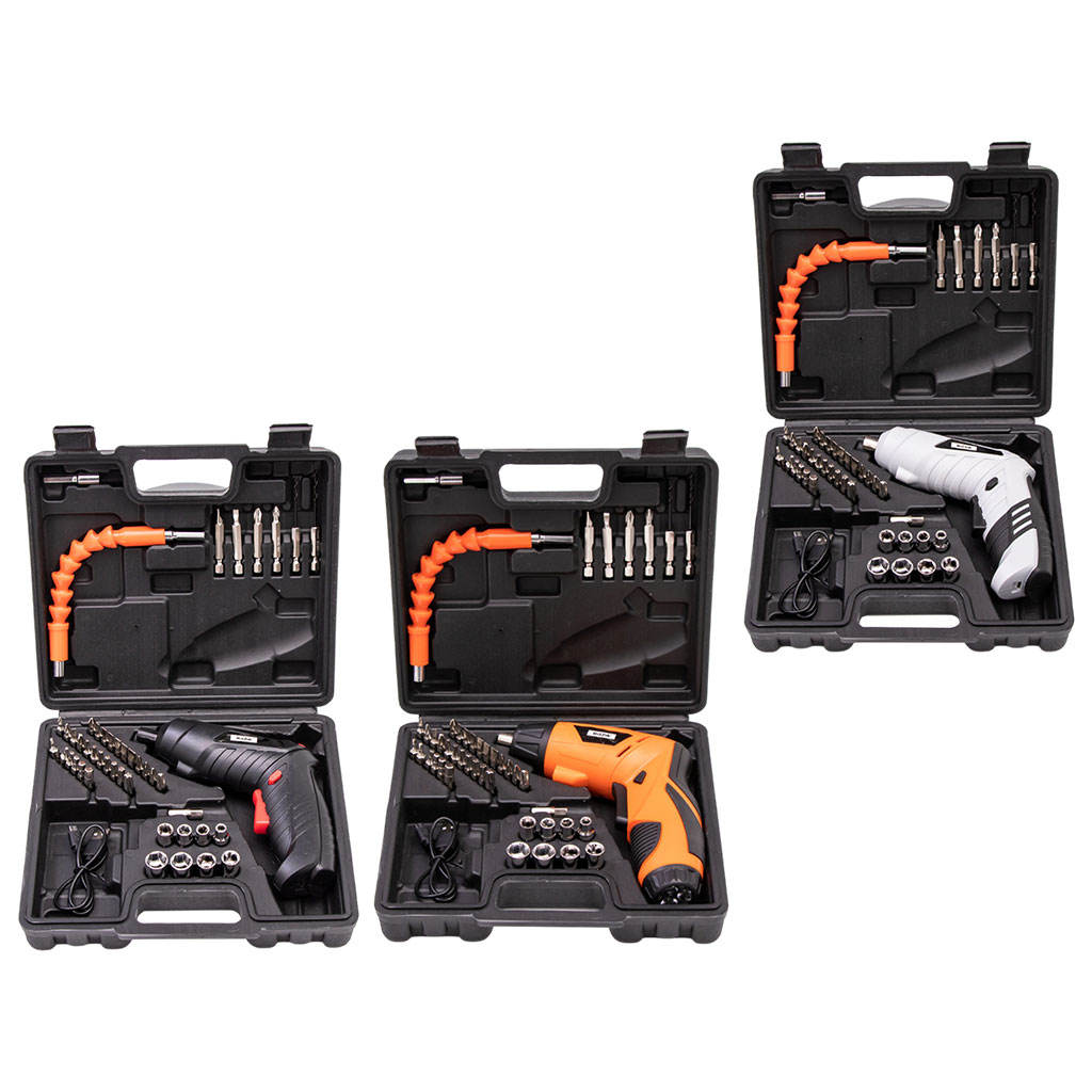 Multifunctional Power Impact Wrench Screwdriver Electric Tool 3.0N.M 220RPM LI-Ion Battery Cordless with LED High Torque for Car