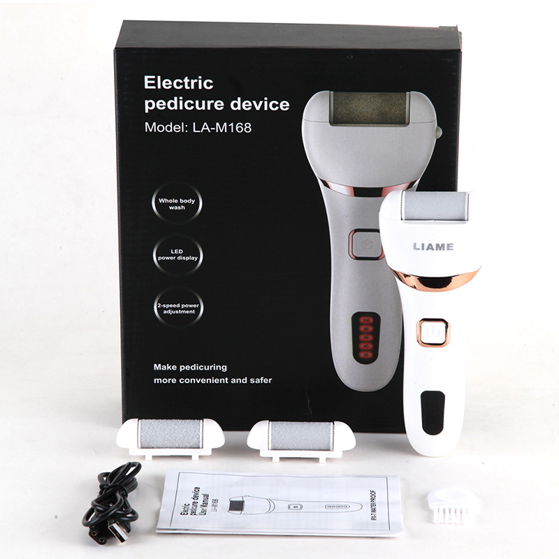 Elektryczna szlifierka robić stóp, urządzenie robić peelingu stóp, automatyczne złuszczanie odcisków, pedicure, narzędzie robić pedicure, akumulatorowe: Default Title