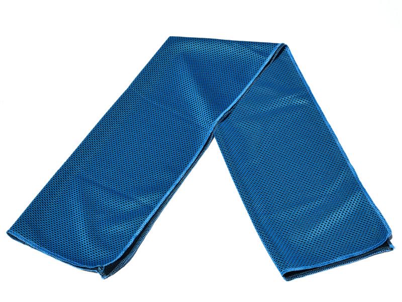 Yoga fitness hurtig kold sans sportshåndklæde bærbar hurtigtørrende ishåndklæde yoga udendørs svømning sportshåndklæde 82 × 30cm: Blå