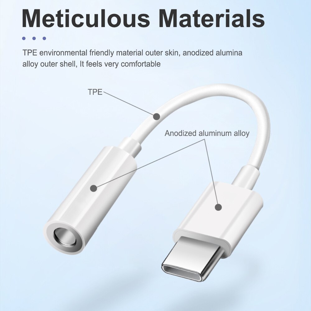 Usb type c  to 3.5mm aux adapter type -c 3 5 jack lydkabel original for samsung galaxy  s21 ultra  s20 note 20 plus xiaomi  mi 9 8