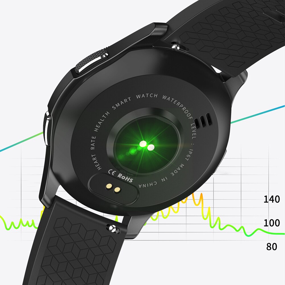 W68 1.3 inch bluetooth smartwatch heren waterdicht hartslagmeter muziekspeler smartwatch sport fitness tracker horloges