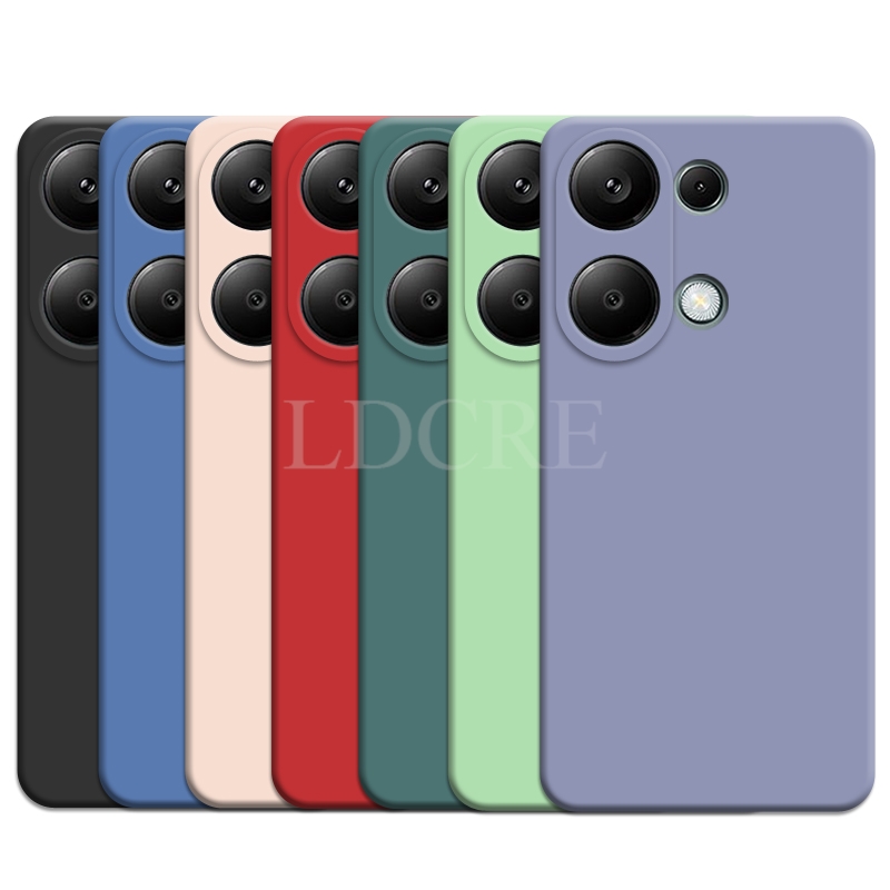 Para Xiaomi Redmi Note 13 Pro funda de silicona líquida Redmi Note 13 Pro funda protectora de TPU para teléfono Redmi Note 13 Pro cubierta