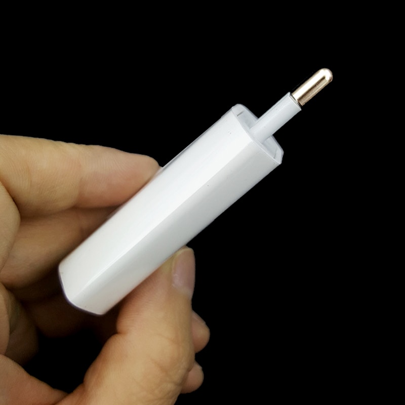 4 sets/lot stopcontact eu-stekker usb-lader voor iphone 8 -pins usb-oplaadkabel + reisadapter voor apple iphone 5 5s 6 6s 7