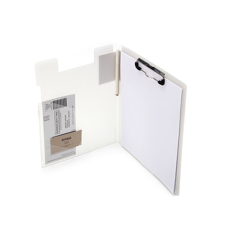 Coloffice A4 Transparante Map Eenvoudige Stijl Enkele Sterke Clip Menu Map Papier Opslag Studenten Briefpapier Kantoorbenodigdheden