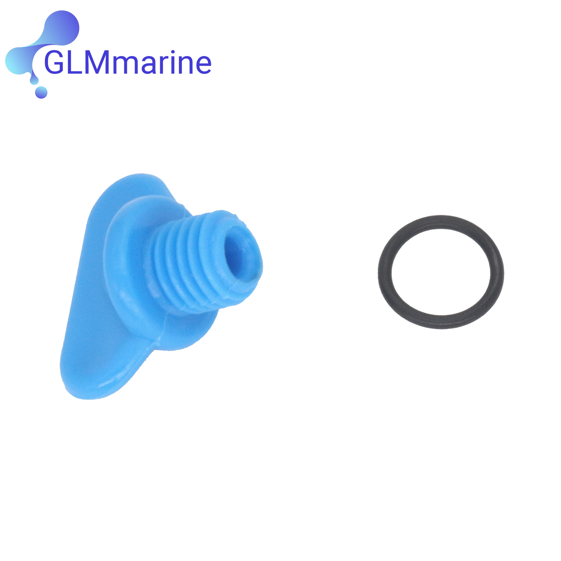 5 Stuks 22-806608a02 5 Pak Uitlaat Spruitstuk Water Afvoer Blauwe Plug Voor Mercruiser 22-806608a1 22-806608a02 8m2000874