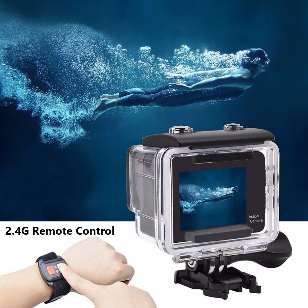 Touch Screen WiFi Action Camera 4K Ultra HD 30fps Waterproof DV With Remote Helmet Video Recording Cameras Outdoor Sports Cam
