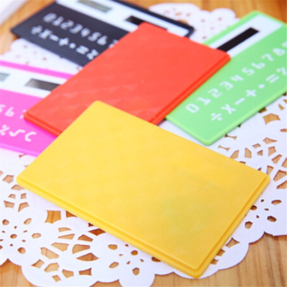 MINI Solar Calculator Handheld Silicone Scientific Multifunction Pocket Calculator Calculator for School Office Business Home