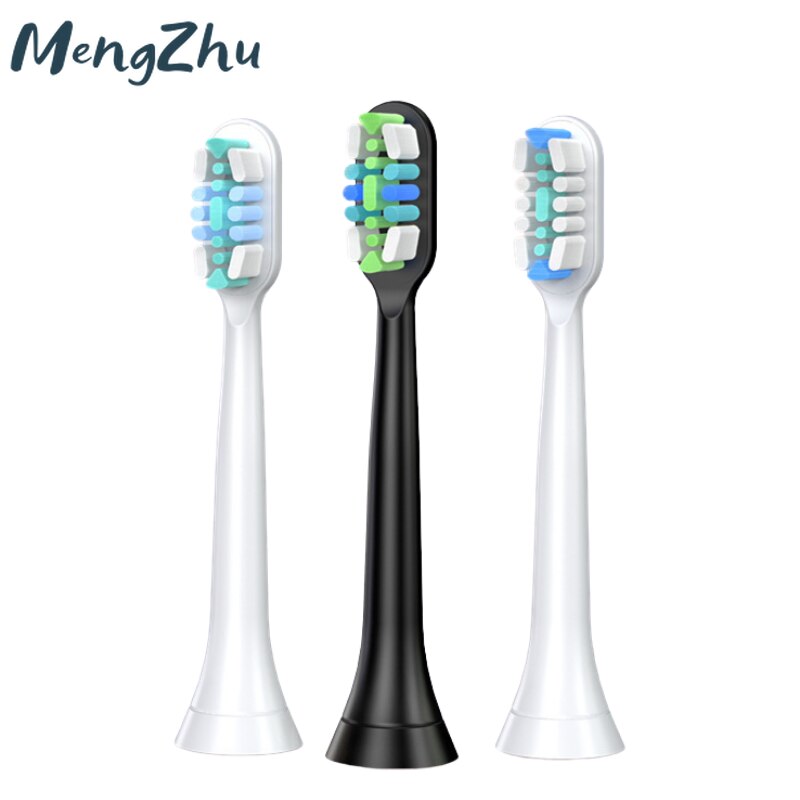 6pcs Toothbrush Heads for HX3 HX6 HX9 Series, Fit Plaque Control, Gum Health, FlexCare, HealthyWhite, Essence+ EasyClean