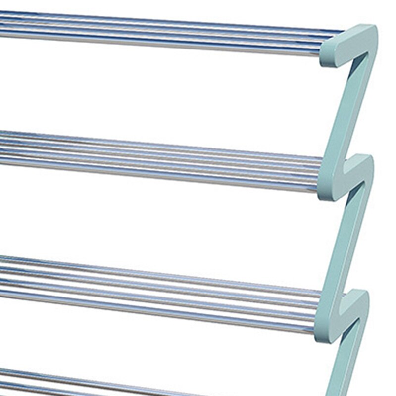 Shoe Rack Stackable Small Shoe Rack, Lightweight Shoe Shelf Storage Organizer for Entryway, Hallway and Close