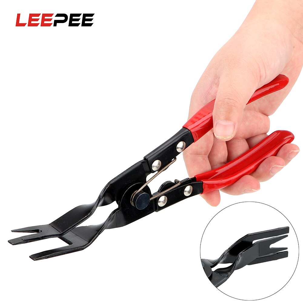 LEEPEE Rivet removal tool Car Headlight Lens Opener Push Down Pincers Light Open Plier Buckle Plier