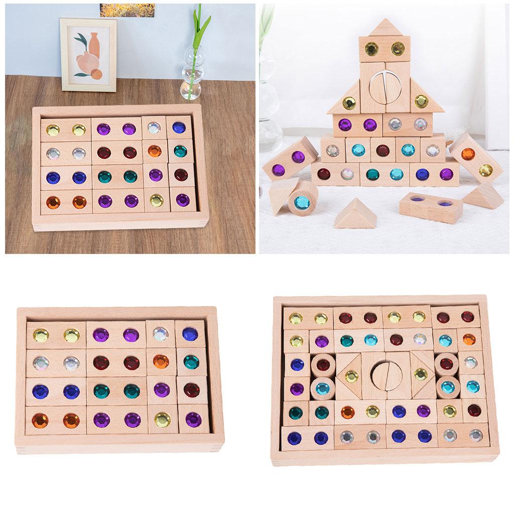 Hout Regenboog Stapelen Spel Educatief Speelgoed Creatieve Bricks Speelgoed Voor Kids Kinderen