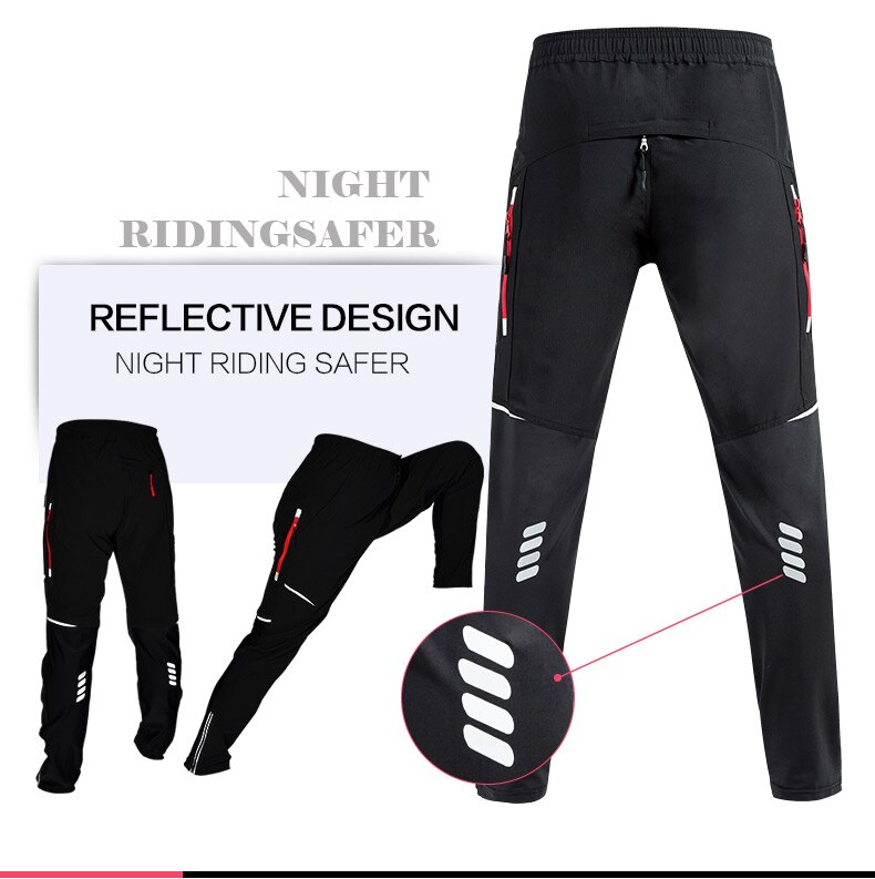 Men Women Sport Breathable Cycling Pants Bike Cycle Riding Summer Pants Bicycle Fishing Fitness Long Trousers Sport Clothing