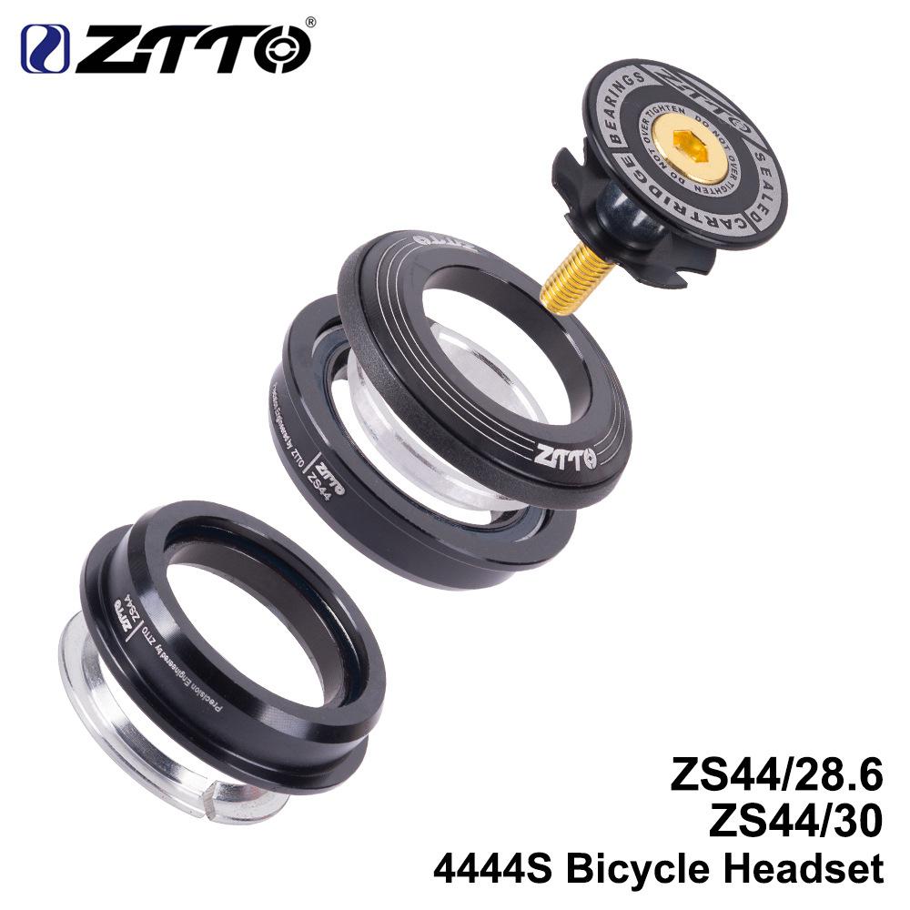 Ztto 1 1/8 "-1 1/2" Fiets Headset Op Voor Mtb Racefiets Headset Taps Toelopende Buis Voorvork geïntegreerde Hoekcontactlager: Default Title