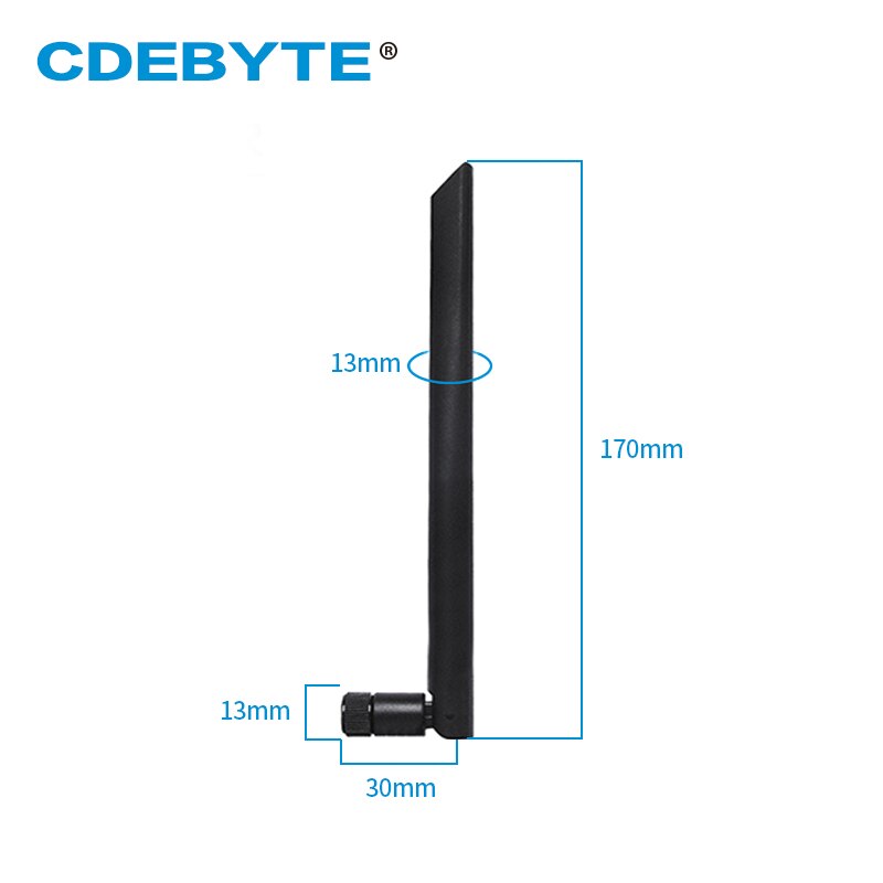 4pc/lot 433MHz SMA-J Flexible Rubber Wifi Antenna TX433-JKD-20 High Gain 3.0dBi Omnidirectional 4g antenna