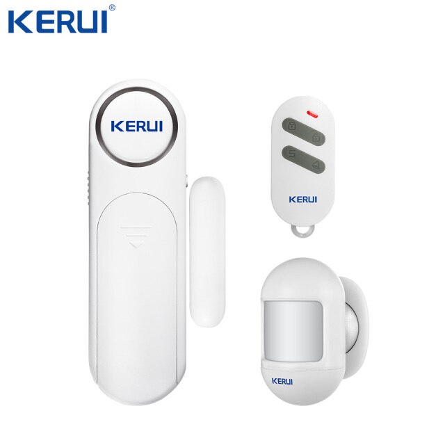 KERUI Wireless Door/Windows Sensor Alarm 300ft 120dB Anti-Theft Smart Remote Control For Kids Cabinet Safety Home Security: Kit 6