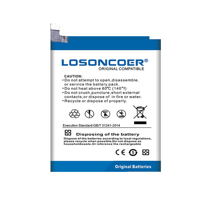 LOSONCOER 5600mAh BN43 Batterie für Xiaomi Redmi Hinweis 4X 4X5,5 zoll Telefon Batterie Batterien