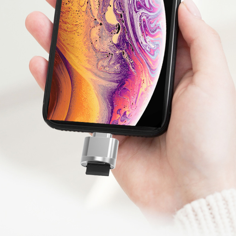 TF Card Reader for iPhone 13 12 11 Mini Pro Max Plug &amp; Play Lightning to Micro SD Adapter No Need Driver Card Reader for iPhone