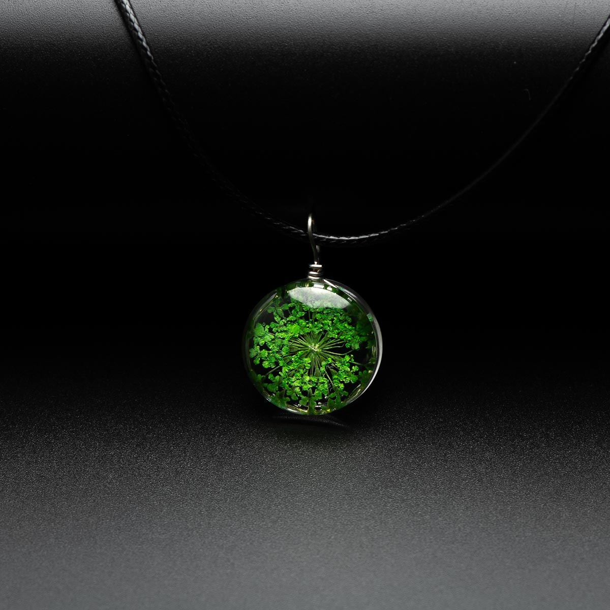 Blume in Glas halskette Anhänger glas Ball halsketten Klassische stil Schmuck # DY513: DY513
