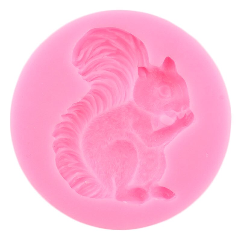 Eichhörnchen Eichel Silikon bilden Tiere Fondant Formen Cupcake Backen DIY Kuchen Dekorieren Werkzeuge Süßigkeit Tonne Schokolade Gumpaste Formen