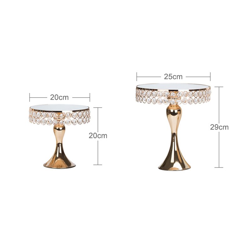 cristal métal gâteau support route plomb décoration bougeoirs mariage Dessert affichage décor plateau bureau Central chandelier