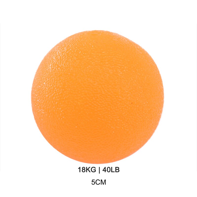Entraîneur de doigts anti-stress, boule de préhension d'œuf, équipement d'exercice à domicile, extenseur de poignée, renforcement musculaire, fitness de gym: Orange