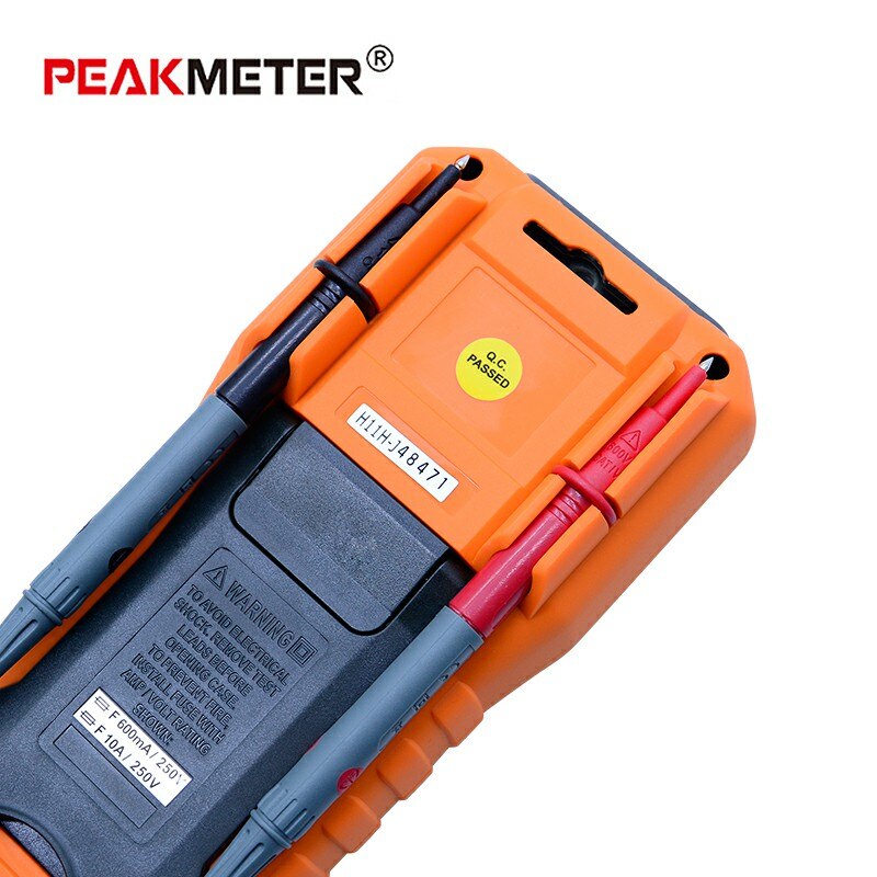 Digitale multimeter tester auto range multimeter temperatuur tester en datalogger 6000 tellingen piekmeter  ms8236