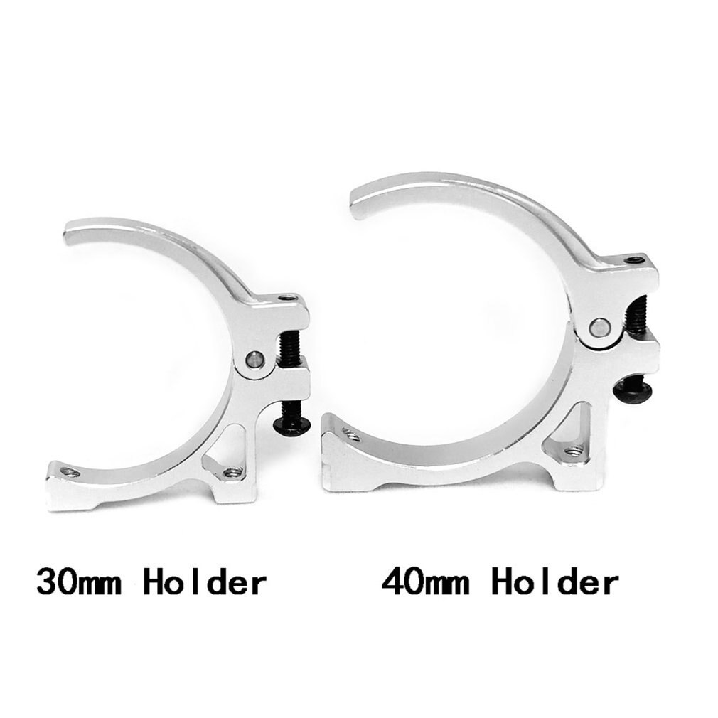 Rc motor køleventilator 40 x 40mm aluminiumsholder til 1/10 1/8 rc biler 4068 4082 4092 4074 4274 4268 børsteløs motor