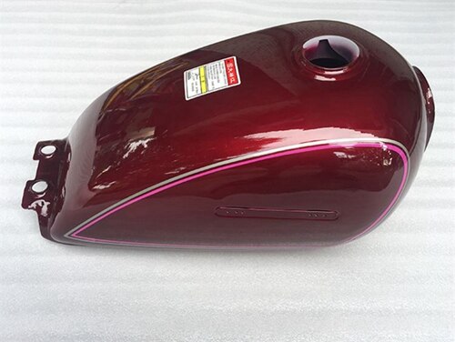 Réservoir de carburant GN125 noir et rouge pour Suzuki, pièces de moto, réservoir d&#39;essence 1994 – 2001, neuf: Dark red
