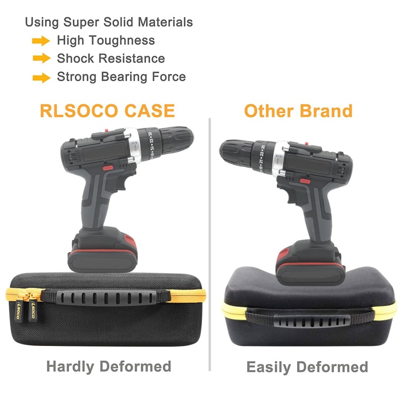 Hard Case for FLUKE 1587 FC/1503/1507/1508 /1577 & Works with Brymen BM869s Digital Megohmmeter Insulation Resistance Tester