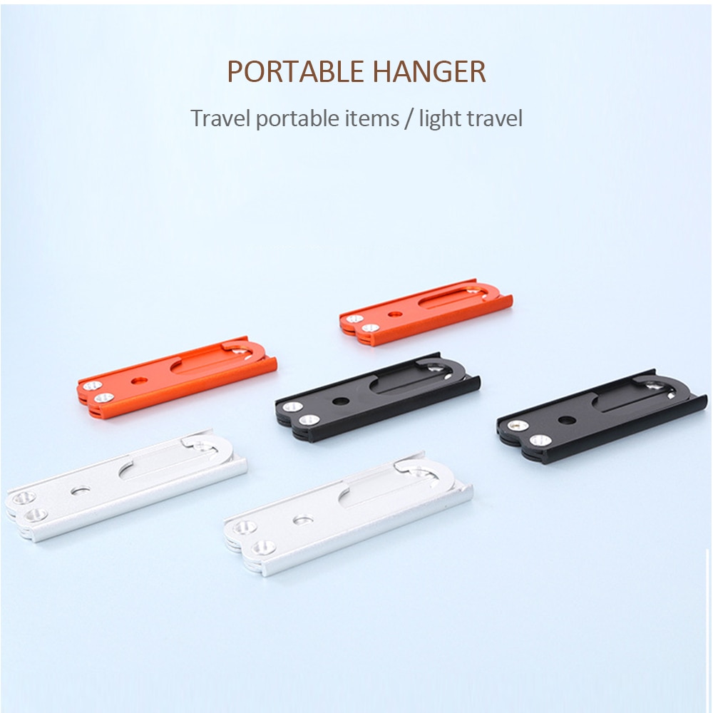 Bærbar bøjle tøjbøjle aluminiumslegering multifunktionel sammenfoldelig bøjle til udendørs rejsebøjler til tøj