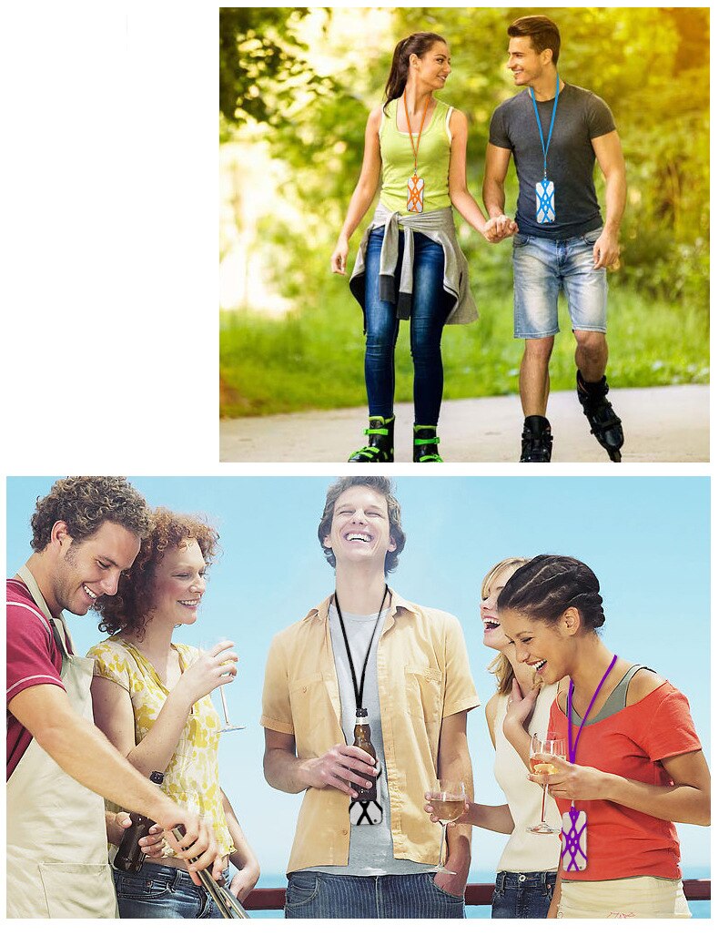 Anti perte silicone étui de téléphone portable Anti-chute 4-6.2 pouces universel Super Grip téléphone sécurité cou sangle Flexible téléphone protéger