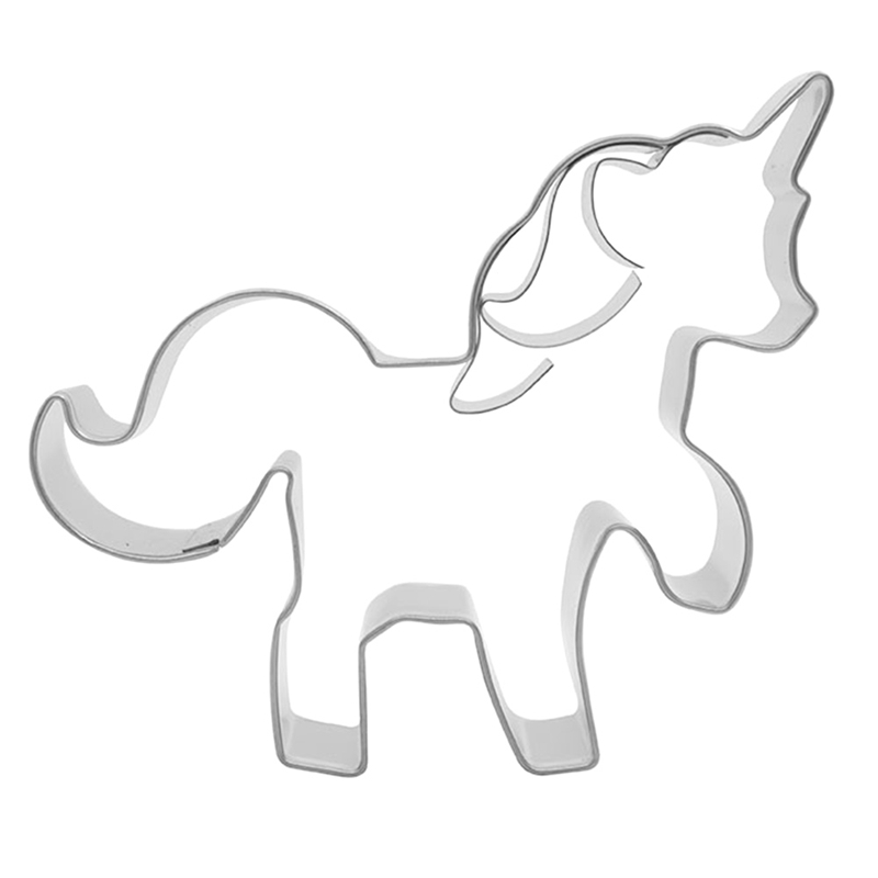 Cortador de galletas de caballo y unicornio, pastel de Chocolate, Fondant, molde de pan, postre, moldes para decorar pasteles, molde para horno para pasteles y galletas