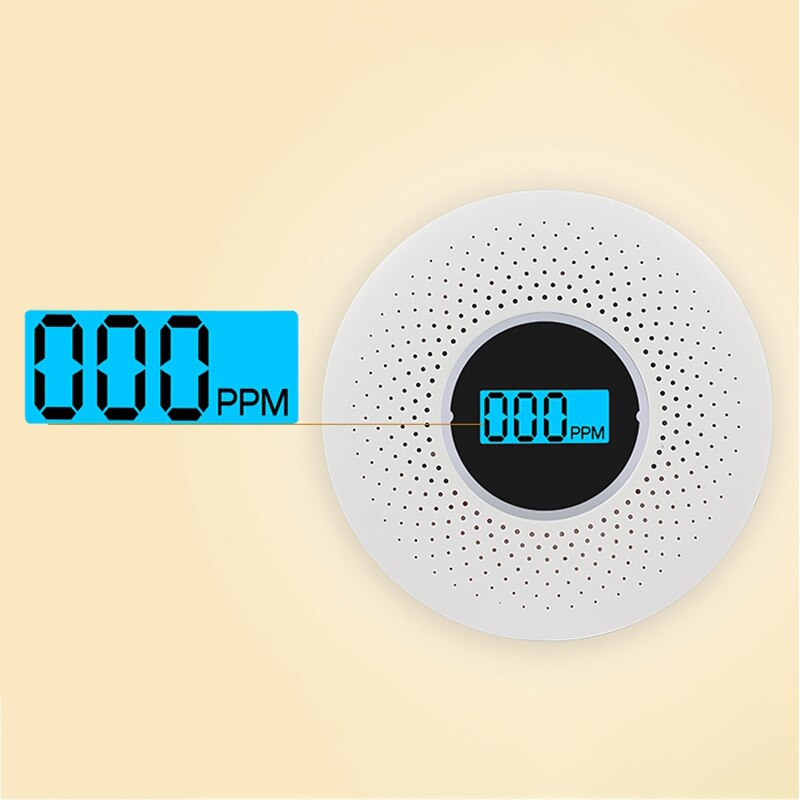 Mool Co & Rook Koolmonoxide Composiet Alarm Detector Home Security Draadloze Alarm Combo