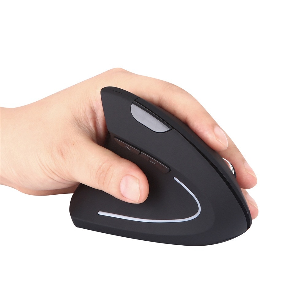 ergonomic vertical 2.4G wireless left-handed optical 6D 1600DPI wireless gaming mouse rechargeable#40