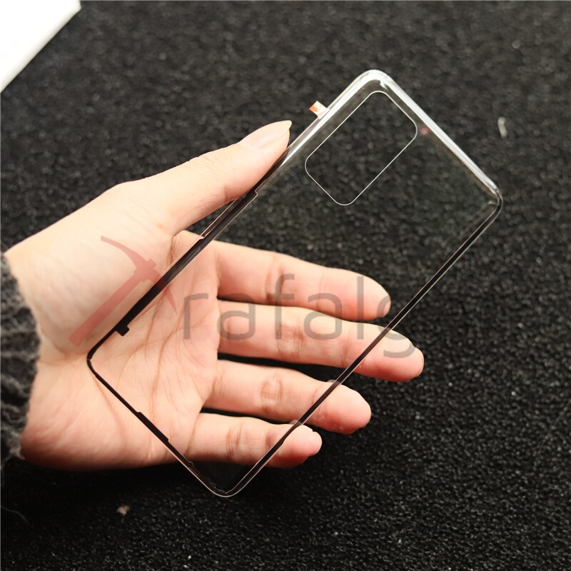 Przezroczysta tylna pokrywa dla Huawei P40 Pro pokrywa baterii tylna wymiana szkła P40Pro obudowa tylna obudowa przezroczysta obudowa naprawa: Trasparent No Lens