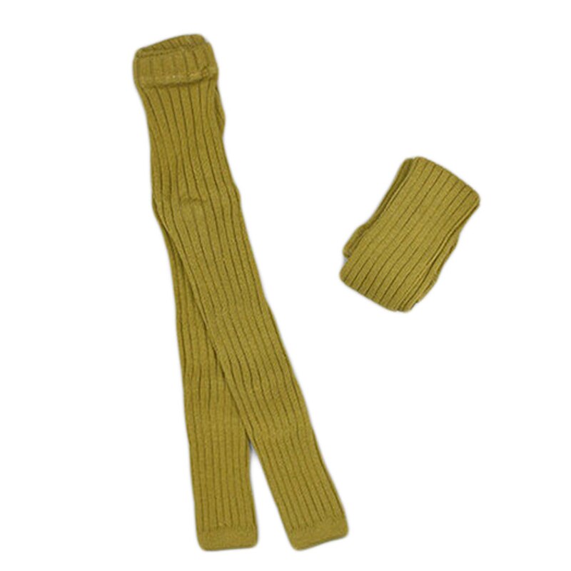 Emmababy Unisex Kids Leggings Solid Color Comfortable Wild Cotton Slim Boy Girl Long Leggings 6 Color Available: Yellow / L