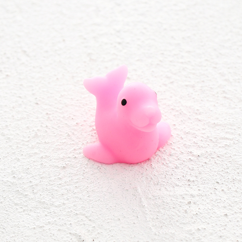 Cute Seal Decompression Toy Decompression Ball Vent Squeezing Tabletop Ornaments Small Animals: 9