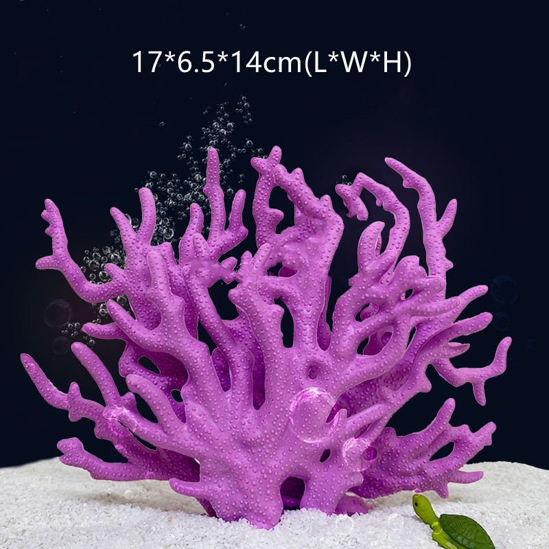 Aquarium Decoratie Aquarium Koraal Simulatie Kunstmatige Nep Koraal Aquarium Planten Landschap Decoratie Aquarium Decor: WIT