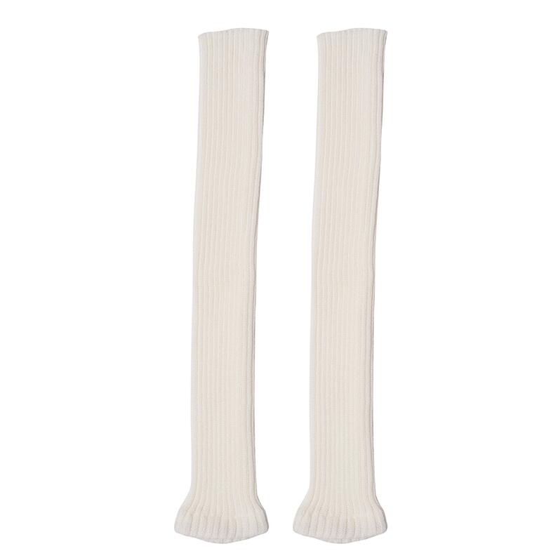 70cm over knæjapanske jk uniform nattestil koreansk lolita piger 's lange sokker piger hæve sokker fodopvarmning dække: Hvid