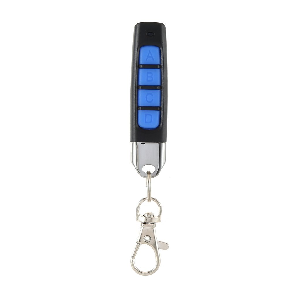 433Mhz Remote Control Garage Gate Door Opener Remote Control Duplicator Clone Cloning Code Car Key: Blue ABCD Key