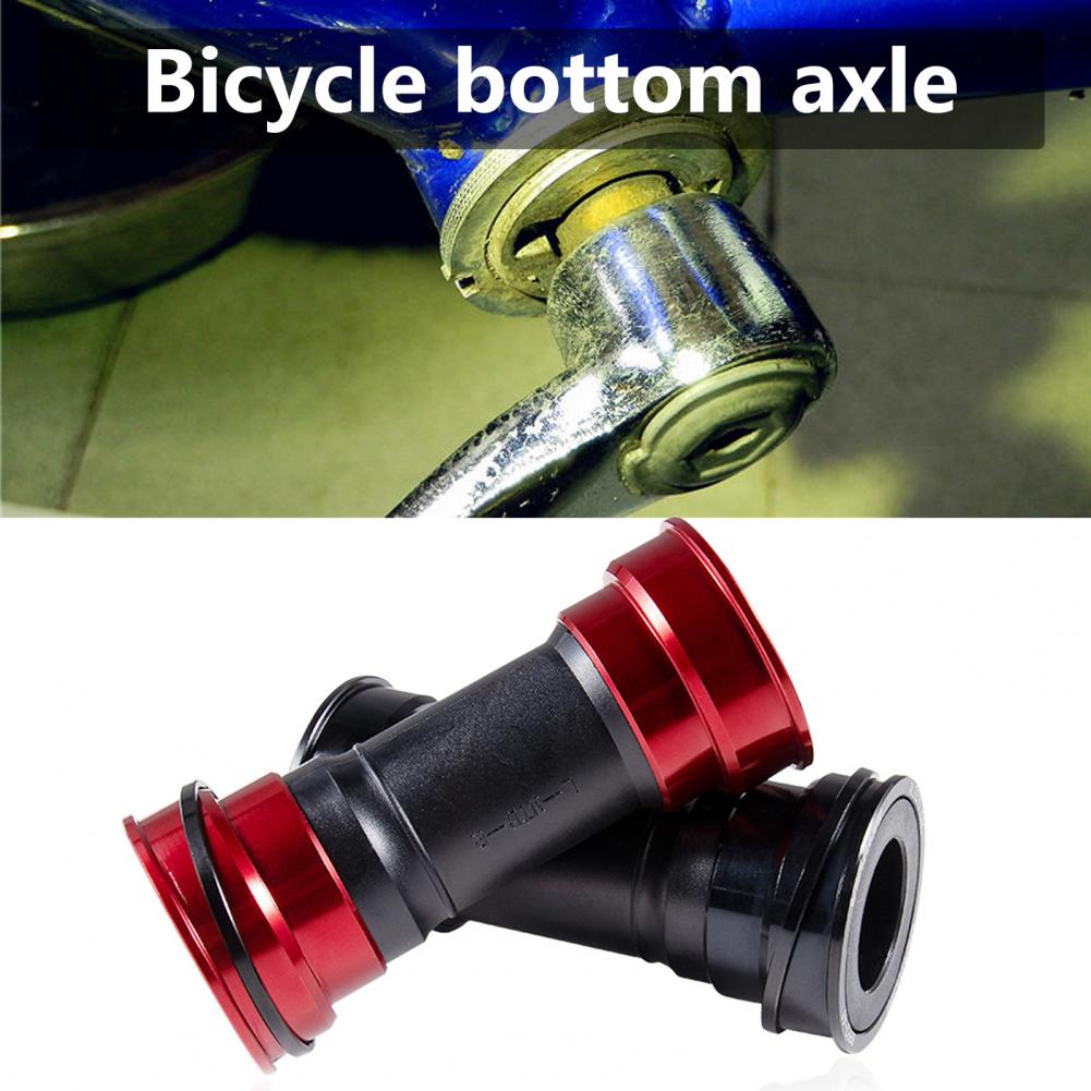 BB92 Press-Fit Bottom Bracket Low Friction 86-92mm Aluminum Alloy Integrated Bicycle Bottom Bracket for Mountain Road Bikes Brac