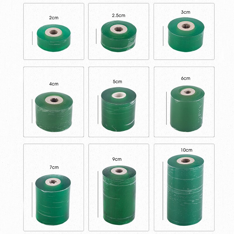 Ruban de greffe en PVC | Rouleau de 2CM x 100M / 1 rouleau, outils de jardinage, sécateur pour arbre à fruits, branche de greffage, ceinture de liaison