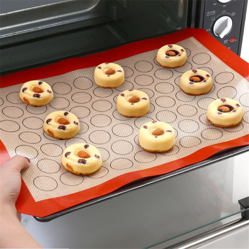 Silicone Macaron Bakken Mat - Non Stick Silicon Liner Voor Bakken Pannen &amp; Rolling-Bitterkoekje/Gebak/Cookie maken-Professionele