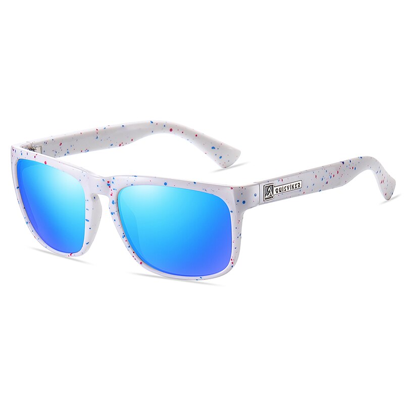 QUISVIKER-gafas de sol cuadradas clásicas para hombre y mujer, lentes de sol coloridas para deportes al aire libre, playa, pesca, viajes, UV400