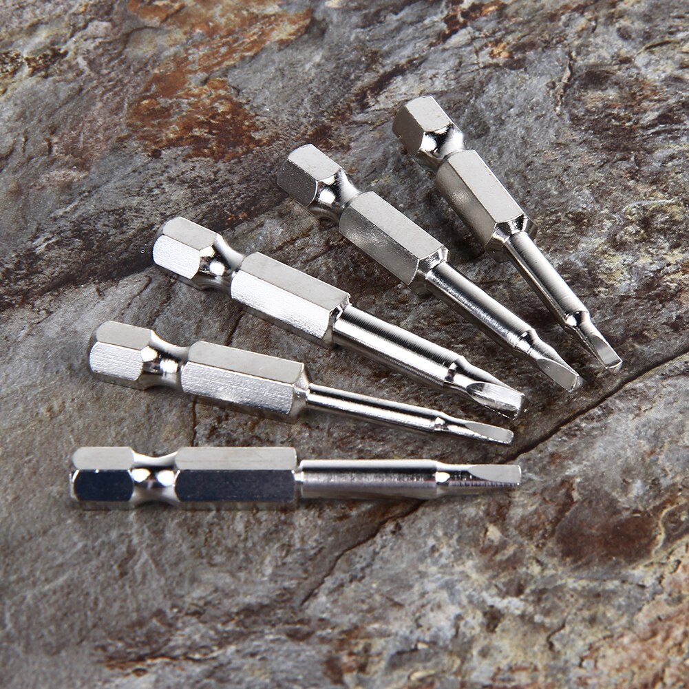 Brand 5Pcs/Set Magnetic Triangle Head Screwdriver Bits S2 Steel 1/4 Hex Shank 50mm Best Price
