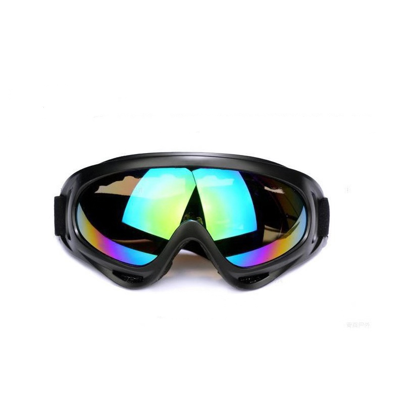 Ski snowboard beskyttelsesbriller bjergvindtæt skiløb briller snescooter vinter udendørs sportsstøvtætmoto sne briller: Farve