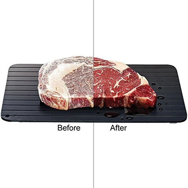 Aluminiumsplade hurtig afrimning køkken leverer hurtig afrimning plade bøf tø kød tø