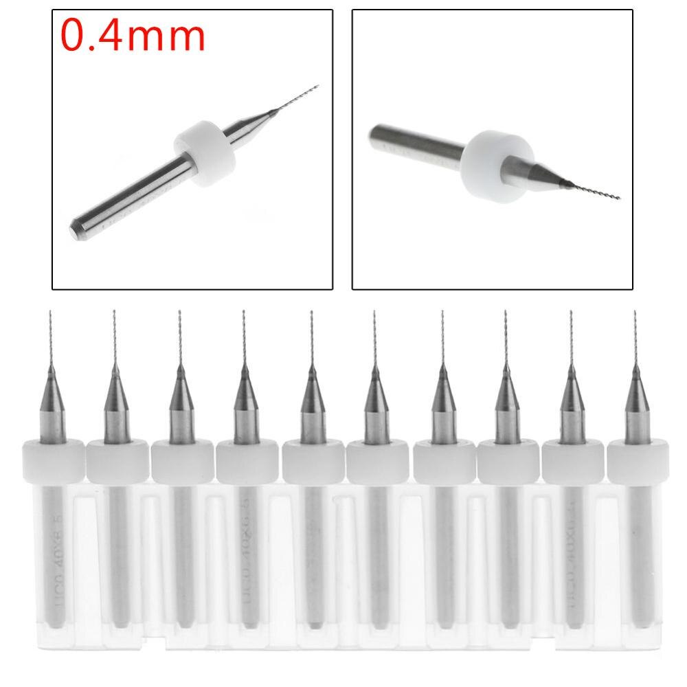 Brocas de carburo de tungsteno, puntas de 1/8-0,2mm, 10 unidades, 0,9&quot;: 3