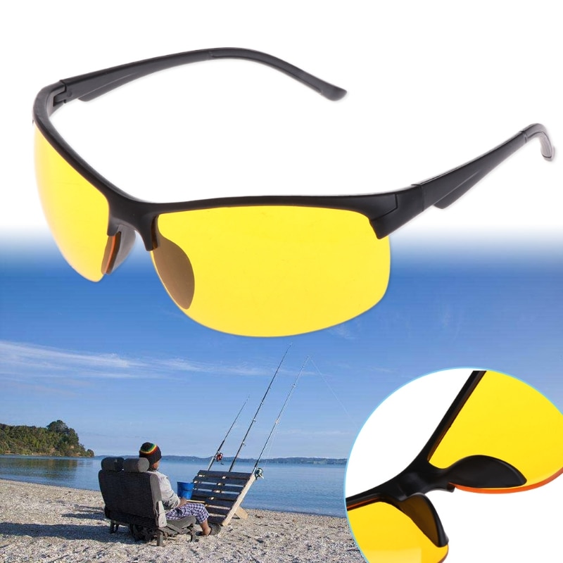 Visuitrusting Nachtzicht Bril Vissen Fietsen Outdoor Zonnebril Bescherming Unisex UV400