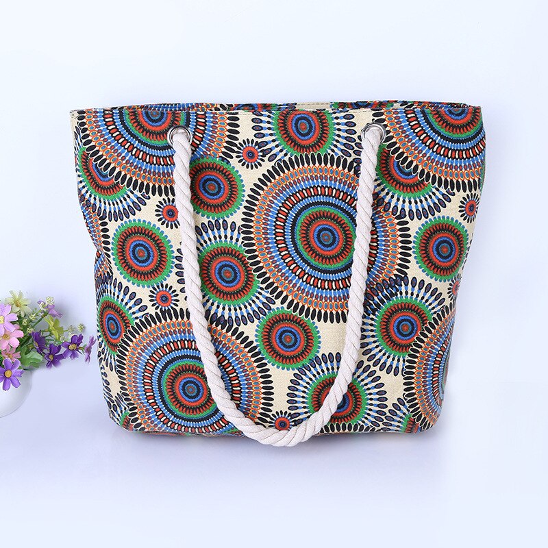 NICOLE & DORIS Trend Dames Schoudertas Handtas Schoudertas Bloem Patroon